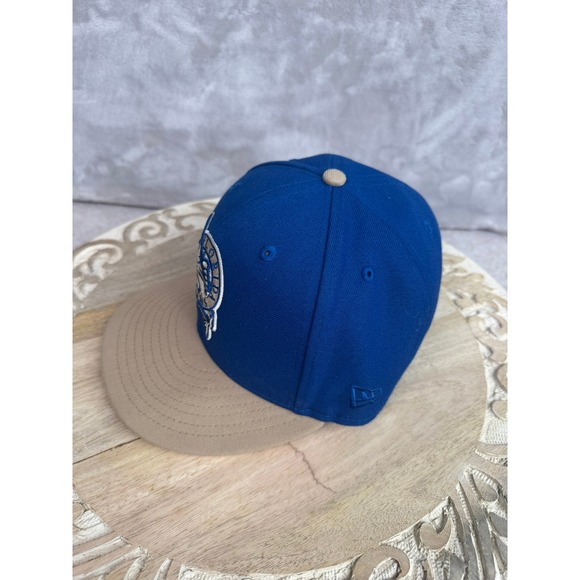 New Era Florida Marlins 25th Anniversary Fitted Hat Size 7 1/2 Royal Cooperstown